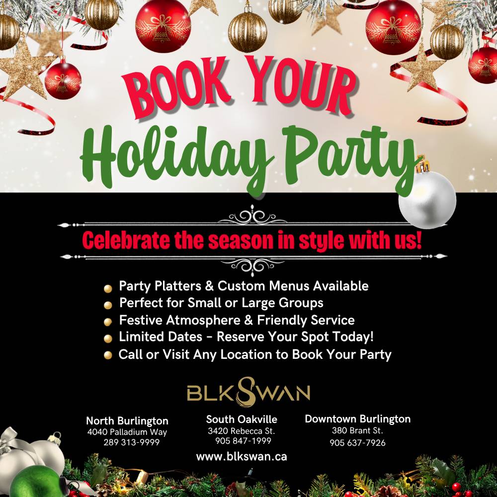 BLK Swan Downtown Burlington Book a Party